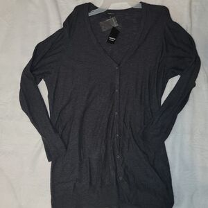 Torrid Charcoal Knit Cardigan